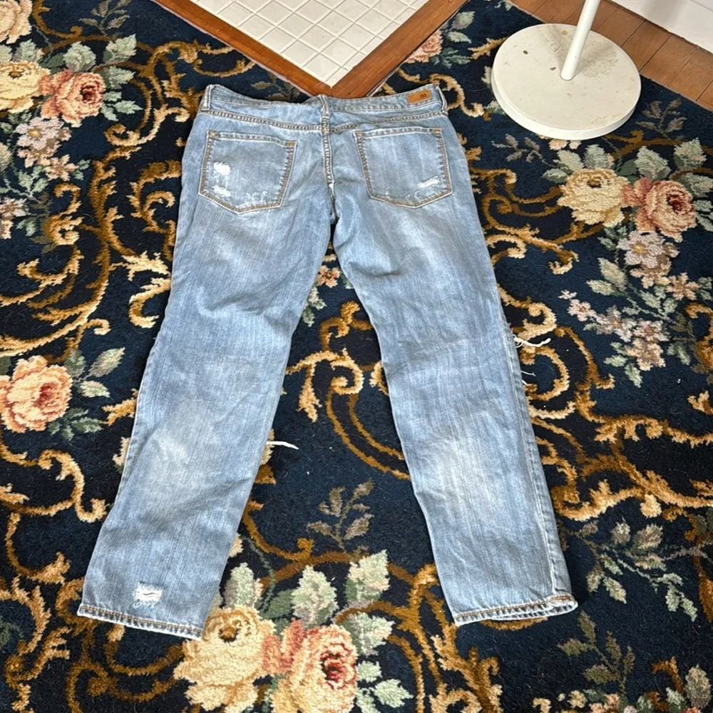 RSQ Brooklyn Slouch Cropped Jeans‎ with Distressed Details- worn a few times.
